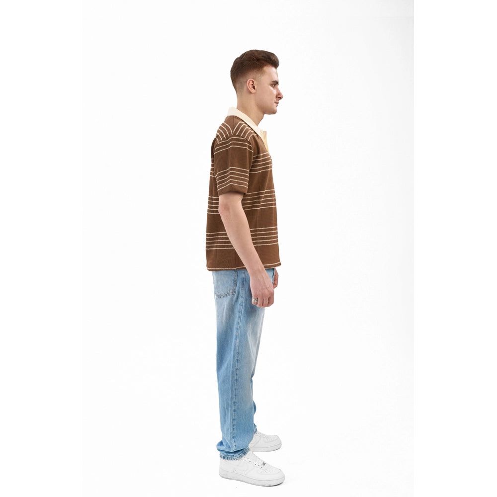 stripe polo