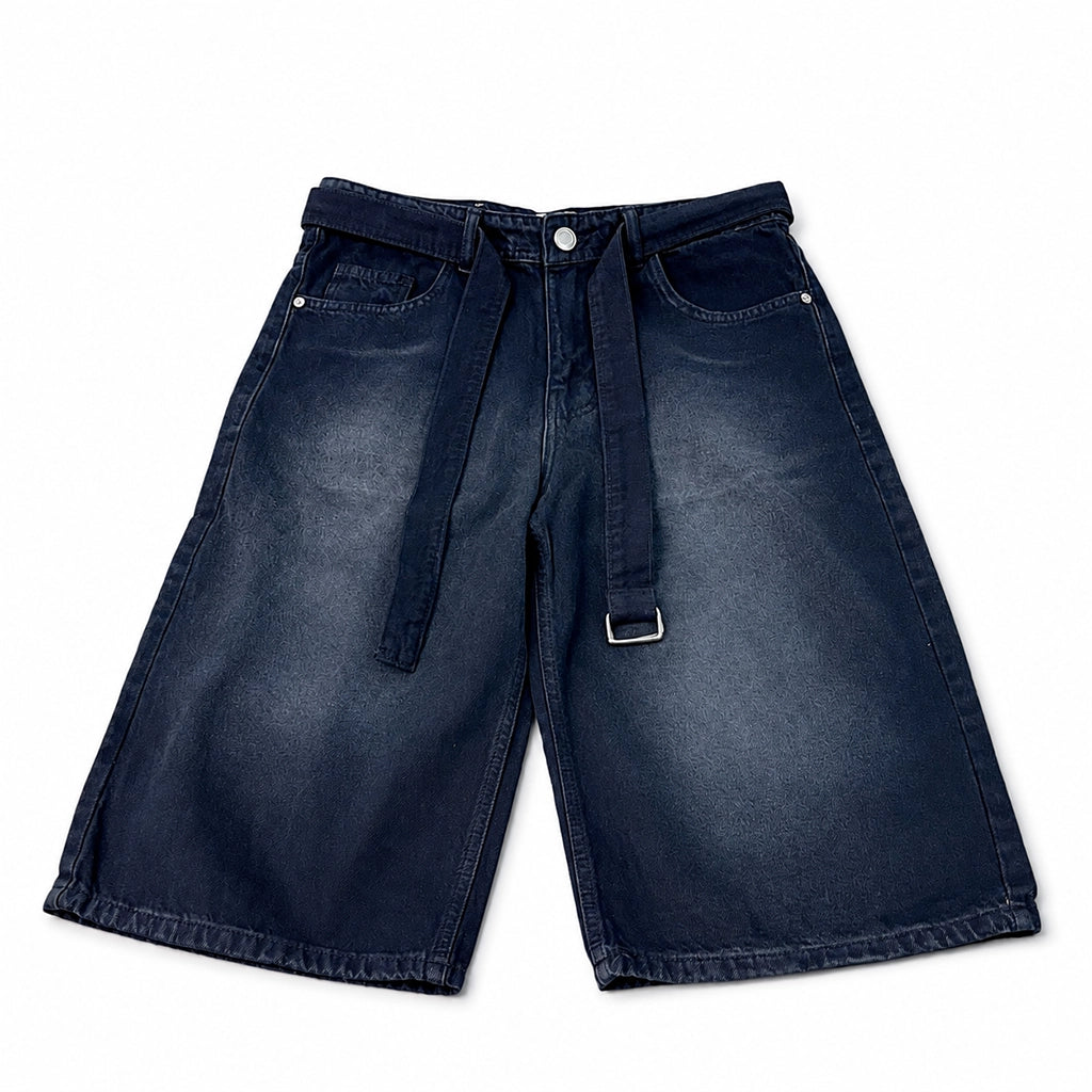 Belted jeans Shorts