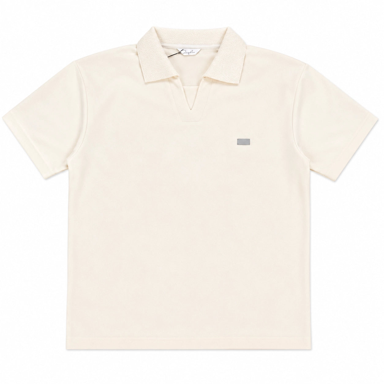 v collar polo