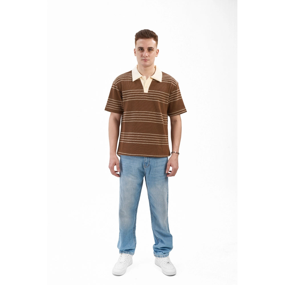 stripe polo