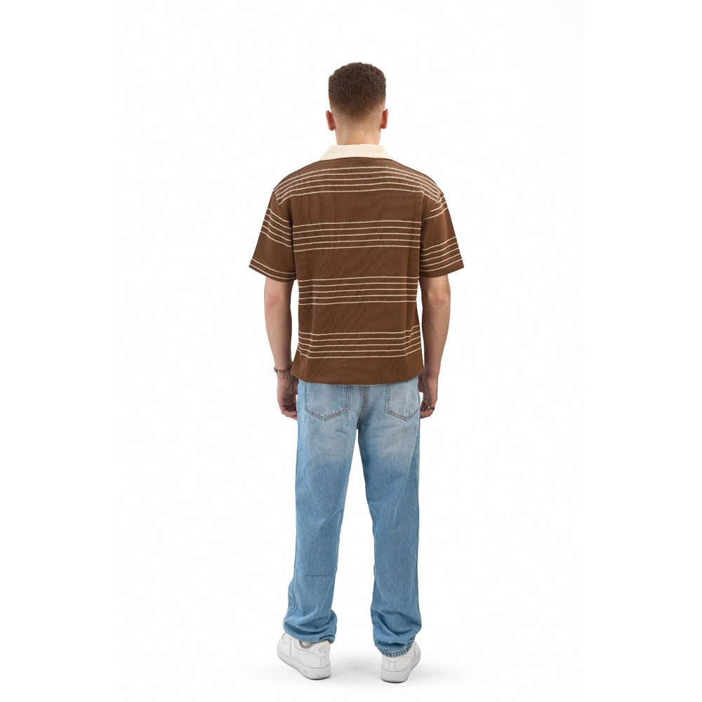 stripe polo